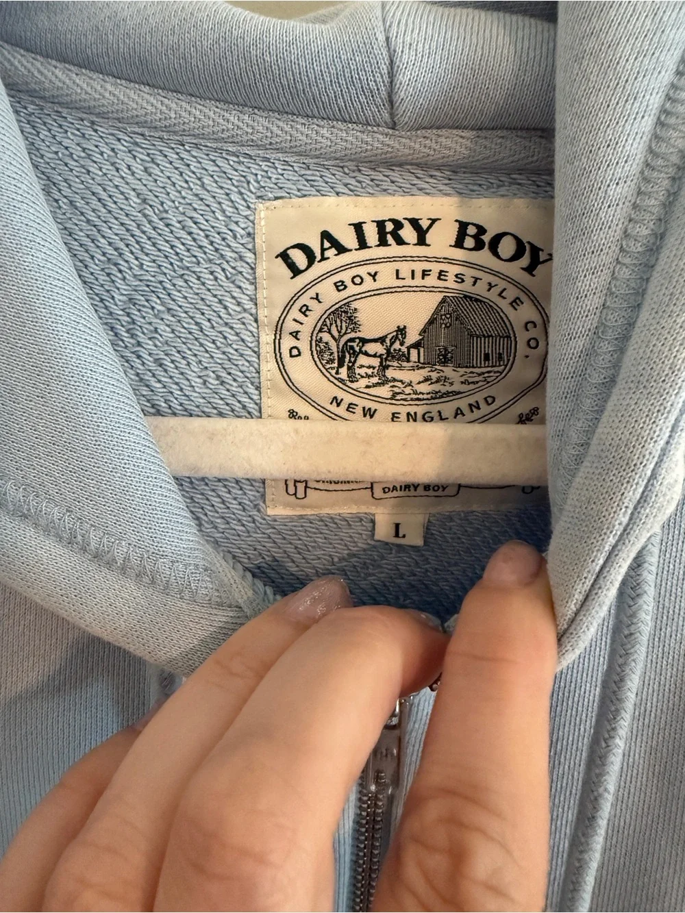 Dairy Boy Milk Bottle Zip Hoodie and Sweatpants Set